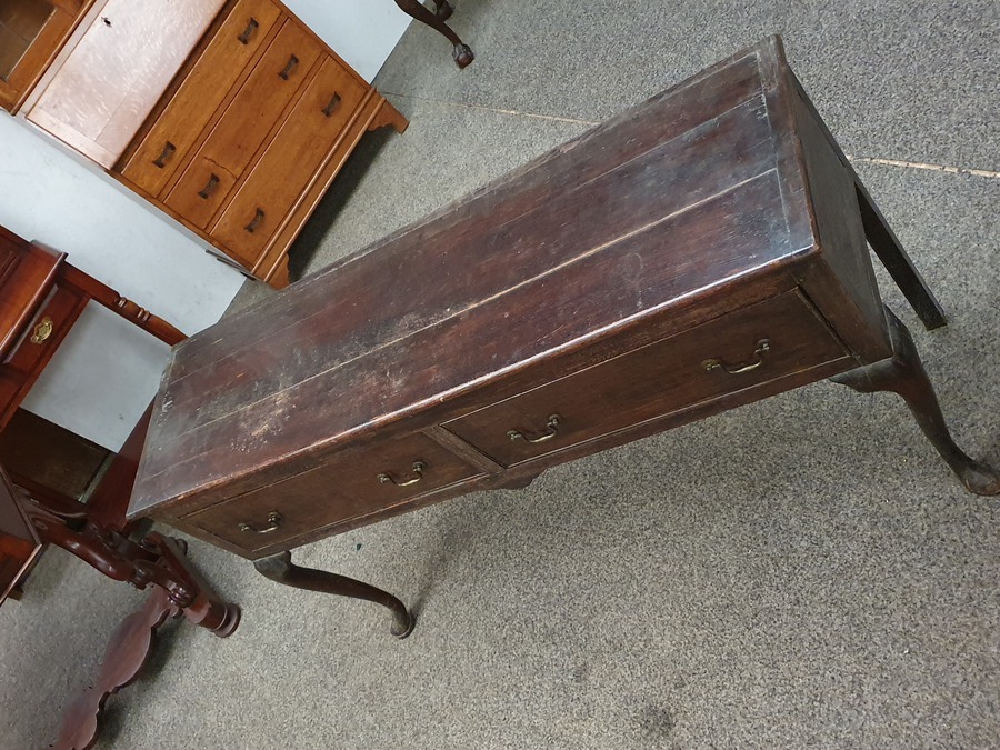 Antique Antique Edwardian Oak Sideboard Dresser