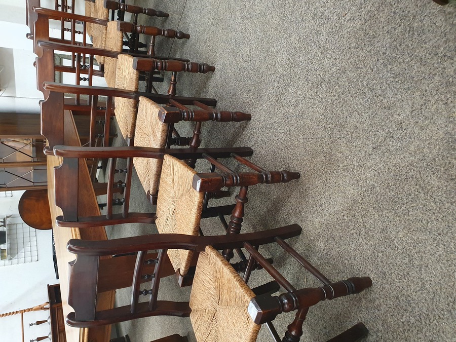 Antique Antique Set of 8 Dining Chairs