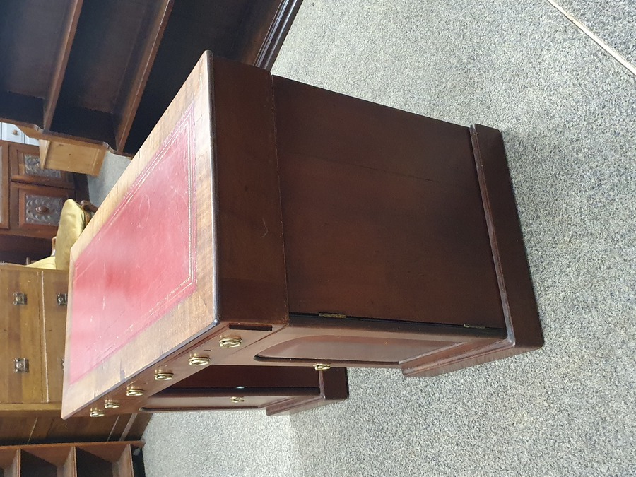 Antique Small Antique Leather Top Desk 