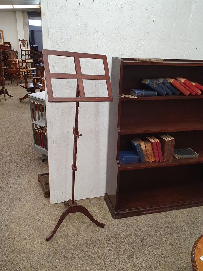Antique Edwardian Reading Music Stand 