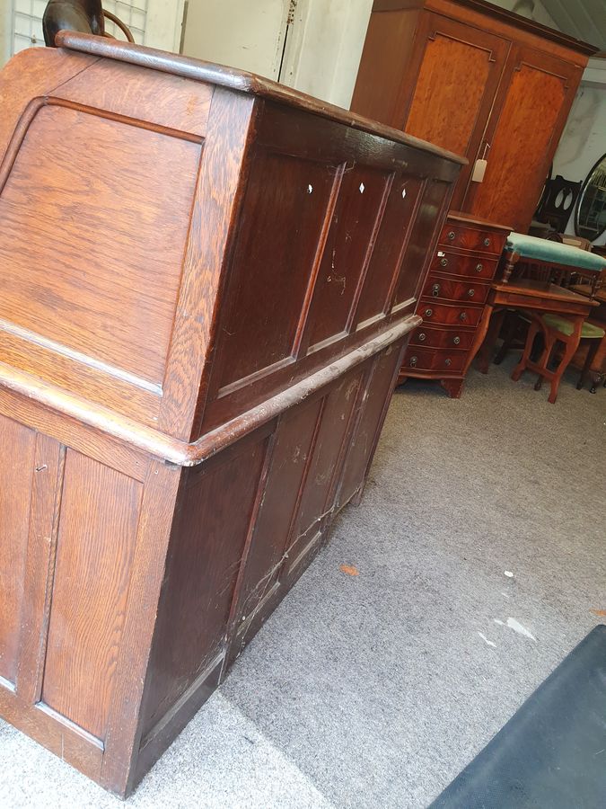 Antique Large Antique Oak Desk