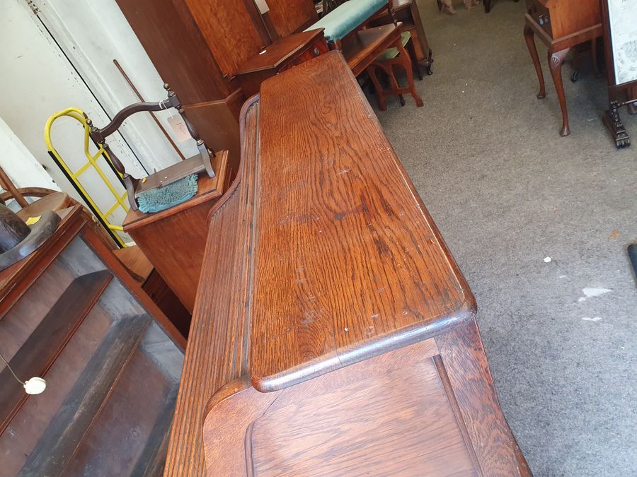 Antique Large Antique Oak Desk