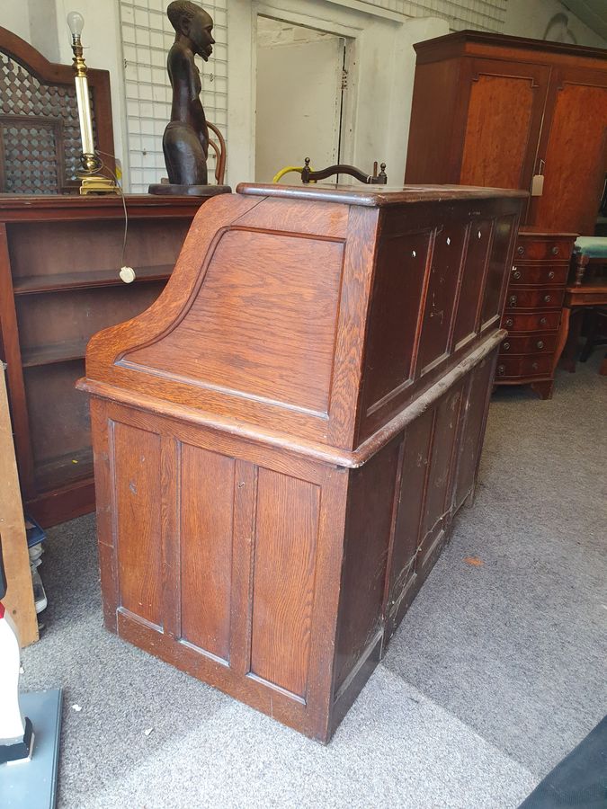Antique Large Antique Oak Desk