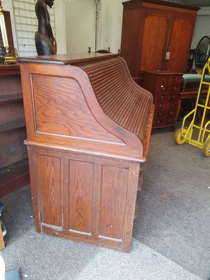 Antique Large Antique Oak Desk