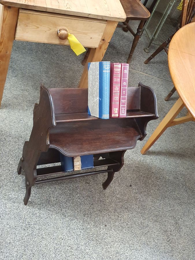 Antique Antique Arts & Crafts Bookcase Table