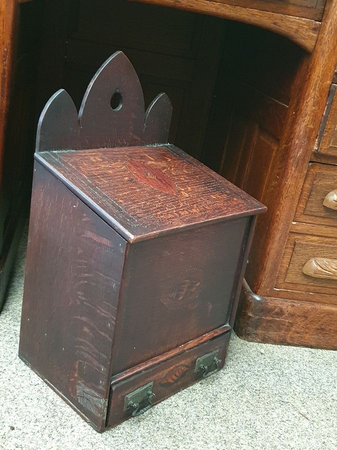 Large Antique 19thC Candle Box