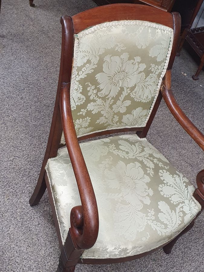 Antique Antique Pair of Bedroom Chairs 