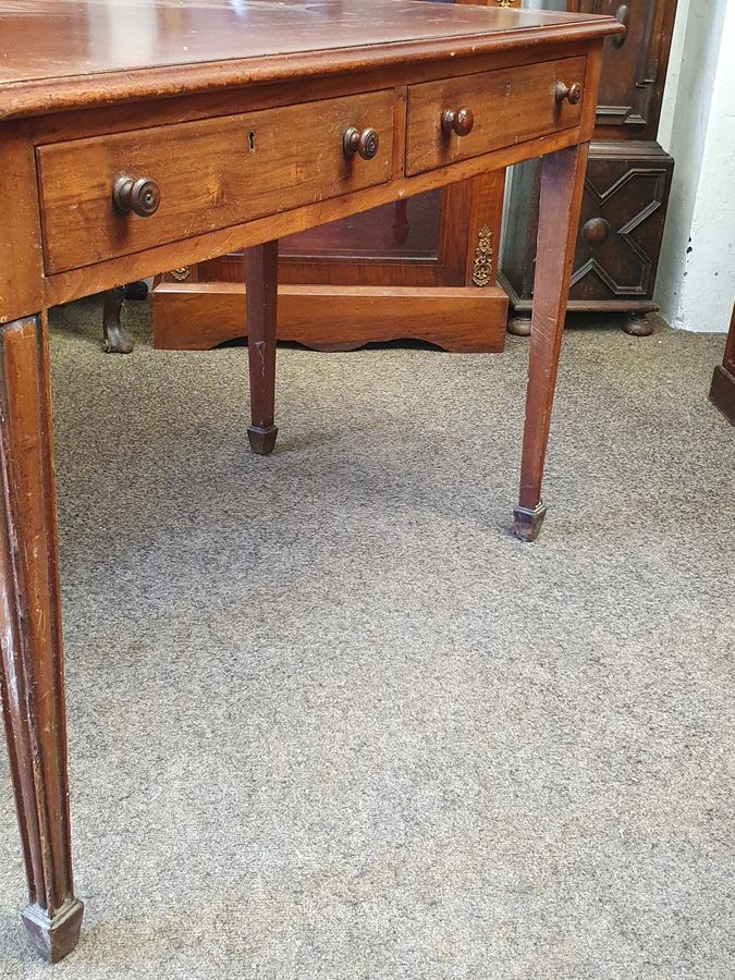Antique Antique Edwardian Side Writing Table 