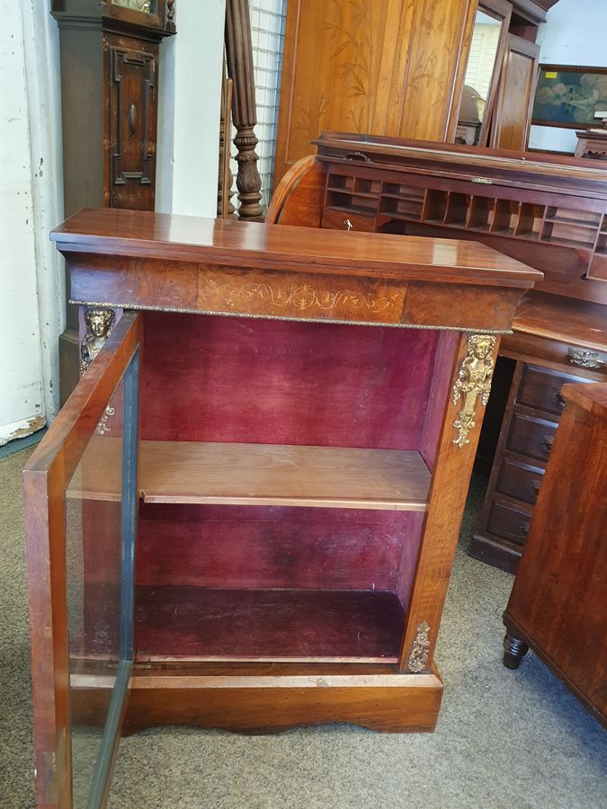 Antique Antique Victorian Bookcase Cabinet 