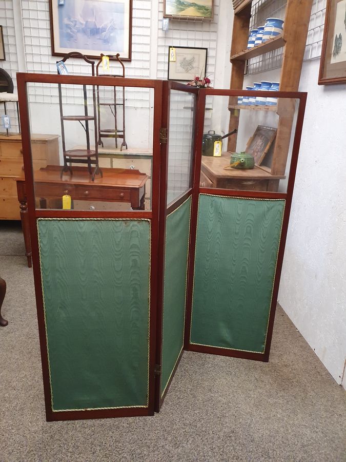 Antique Antique Edwardian Dressing Screen Room Divider 
