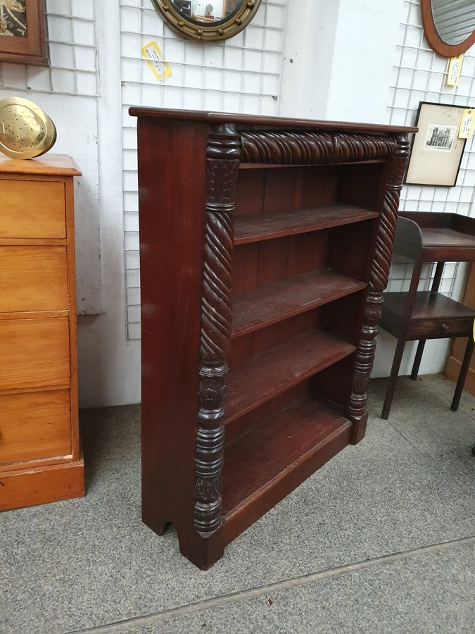Antique Good Antique Victorian Bookcase 