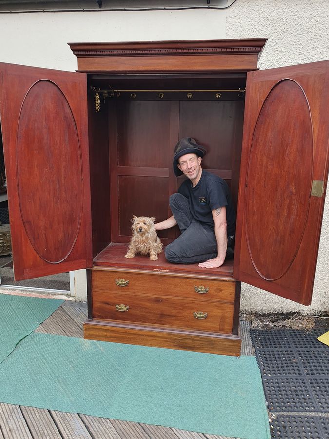 Antique Antique Victorian Wardrobe 