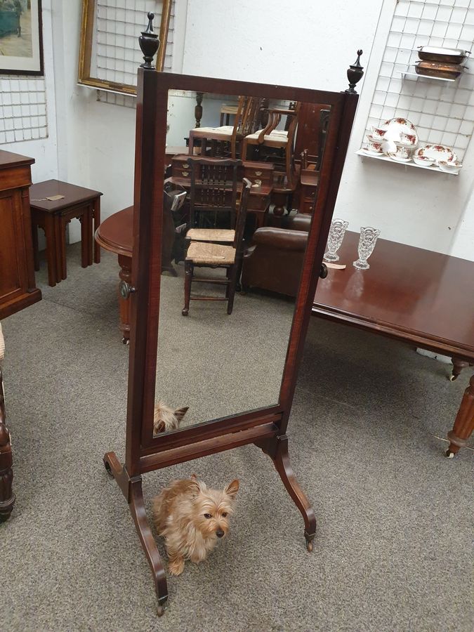 Antique Antique Cheval Dressing Mirror 