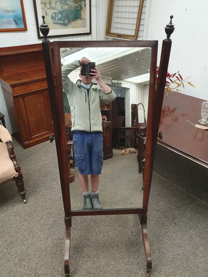 Antique Antique Cheval Dressing Mirror 