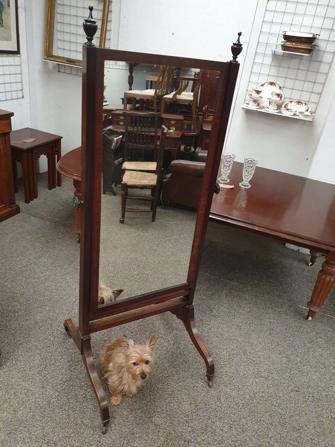 Antique Antique Cheval Dressing Mirror 