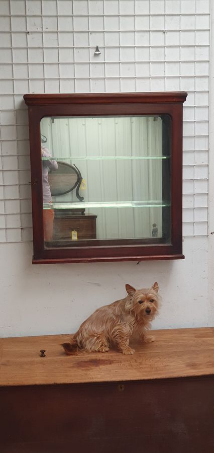 Antique Antique Victorian Wall Hanging Cabinet 