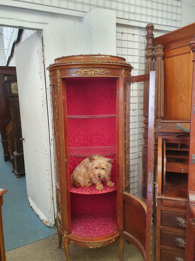 Antique Good Antique Style French Display Cabinet 