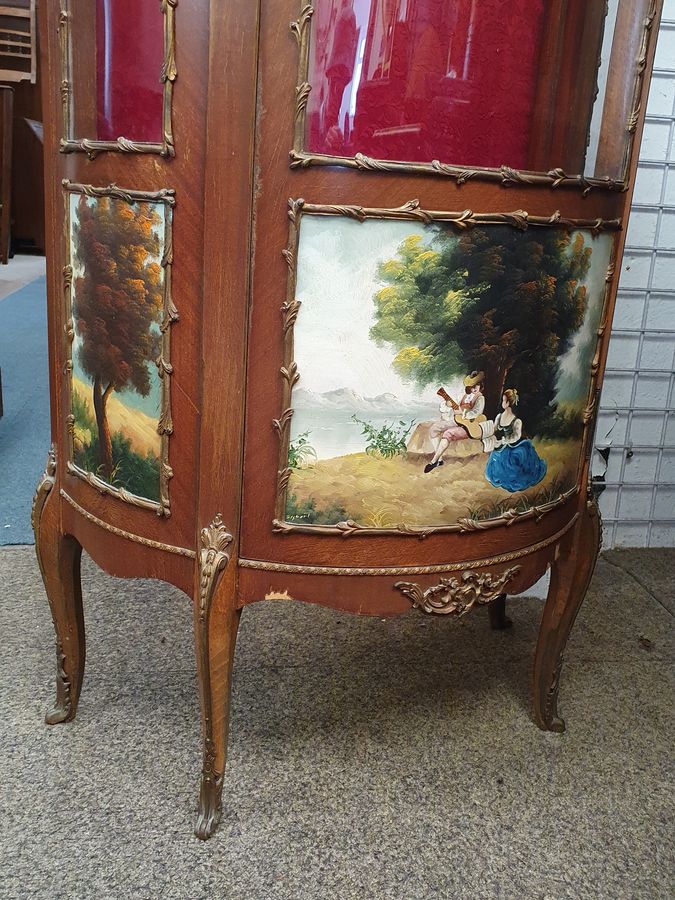 Antique Good Antique Style French Display Cabinet 