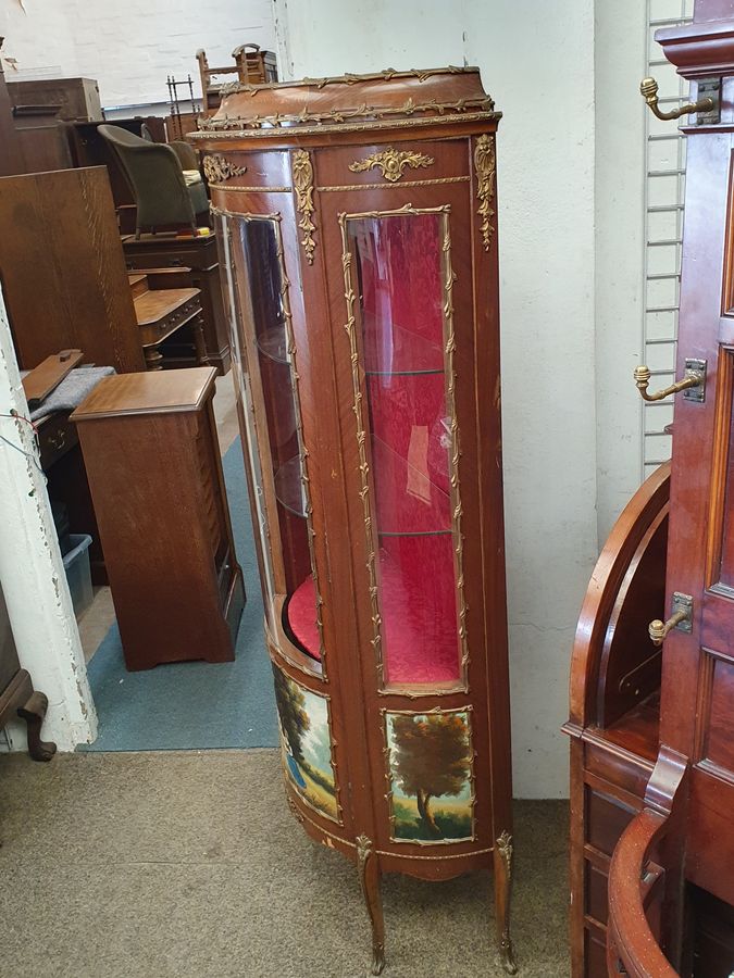 Antique Good Antique Style French Display Cabinet 