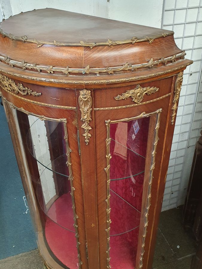 Antique Good Antique Style French Display Cabinet 