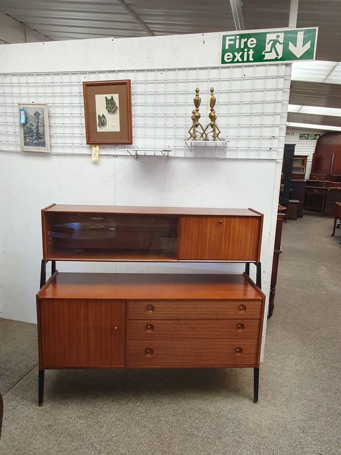 Antique Good Retro Nathan Sideboard Cabinet 