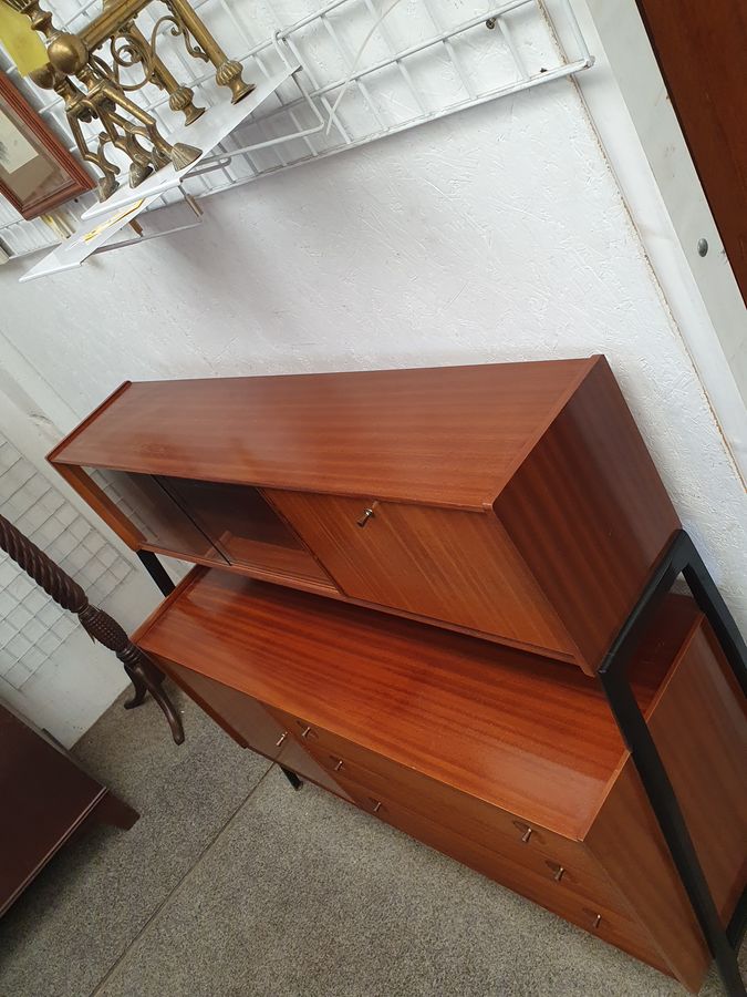 Antique Good Retro Nathan Sideboard Cabinet 