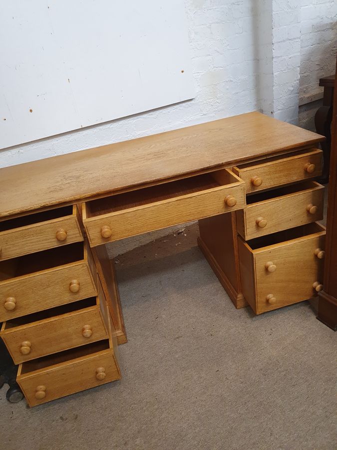 Antique Vintage Pine Side Writing Dressing Table Desk