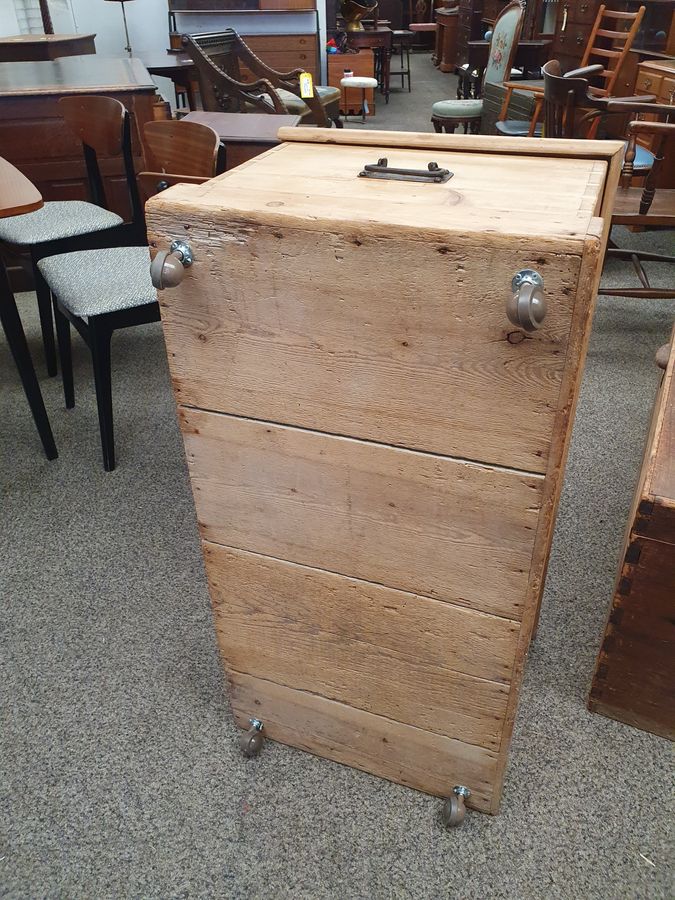 Antique Antique Pine Box Chest or Coffee Table 