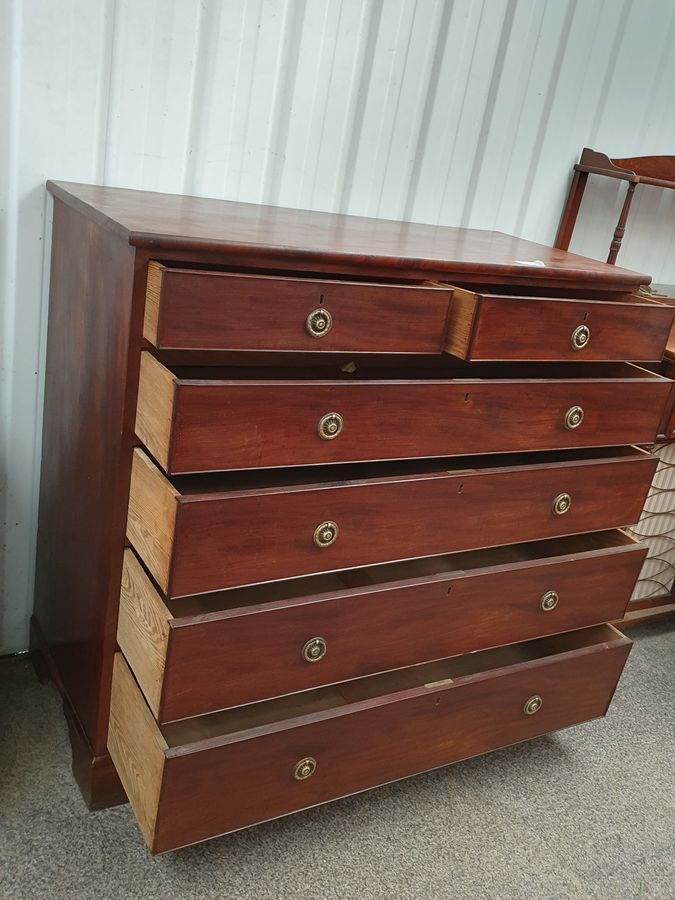 Antique Good Large Antique 19thC Chest of Drawers 