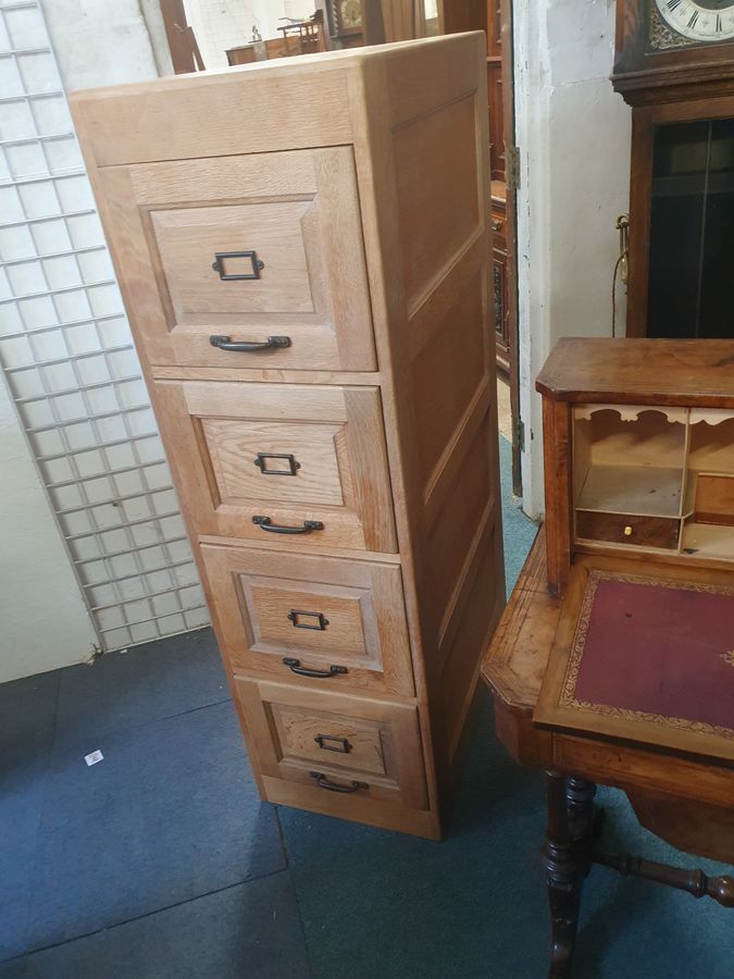 Antique Antique 1920's Office Filing Cabinet 