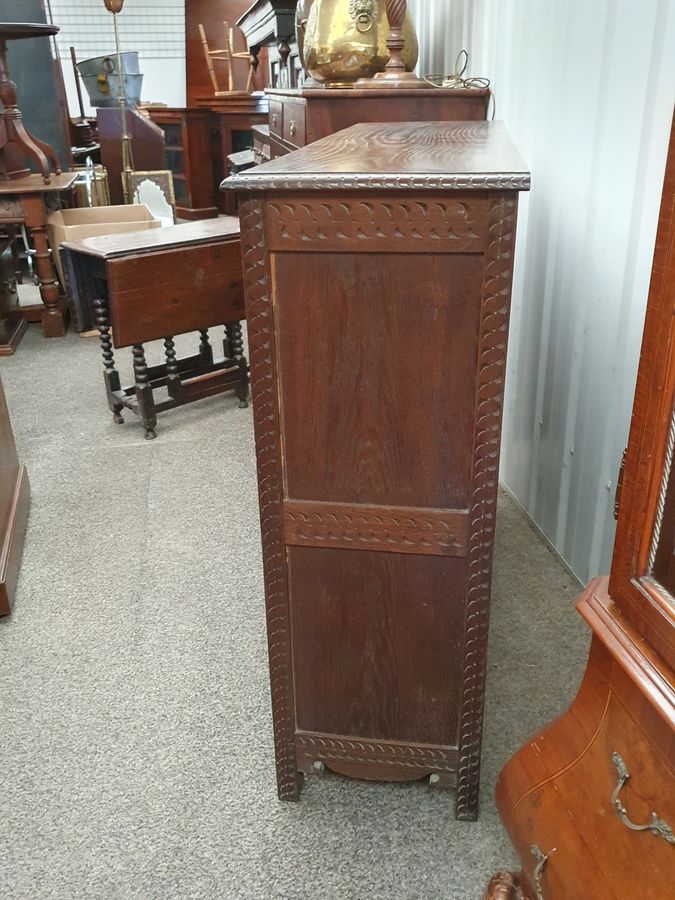 Antique Good Antique French Bookcase Cabinet Shelves 