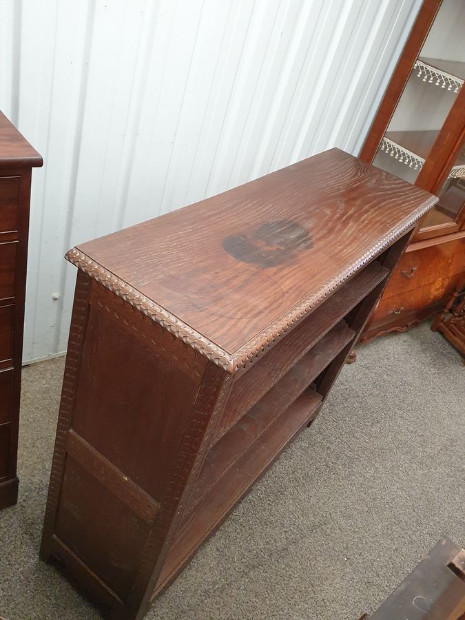 Antique Good Antique French Bookcase Cabinet Shelves 