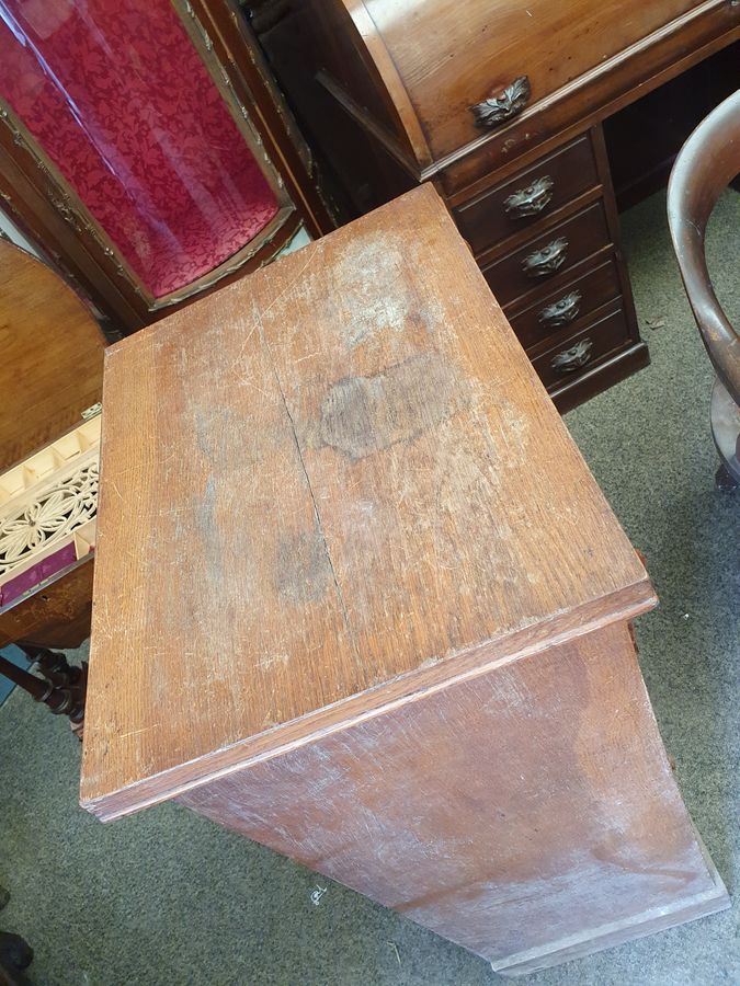 Antique Antique Victorian Wellington Chest of Drawers 