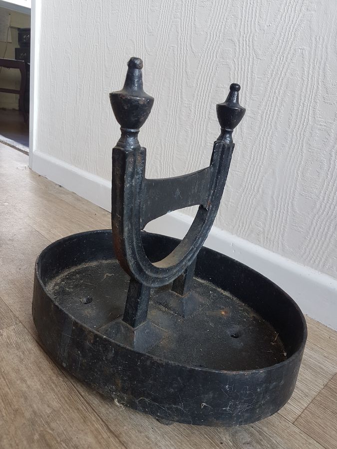 Antique Good Antique Edwardian Cast Iron Boot Scrape 