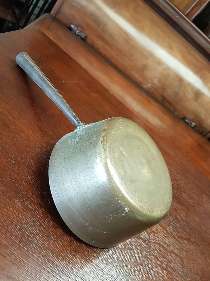 Antique Antique Brass Cooking Pot