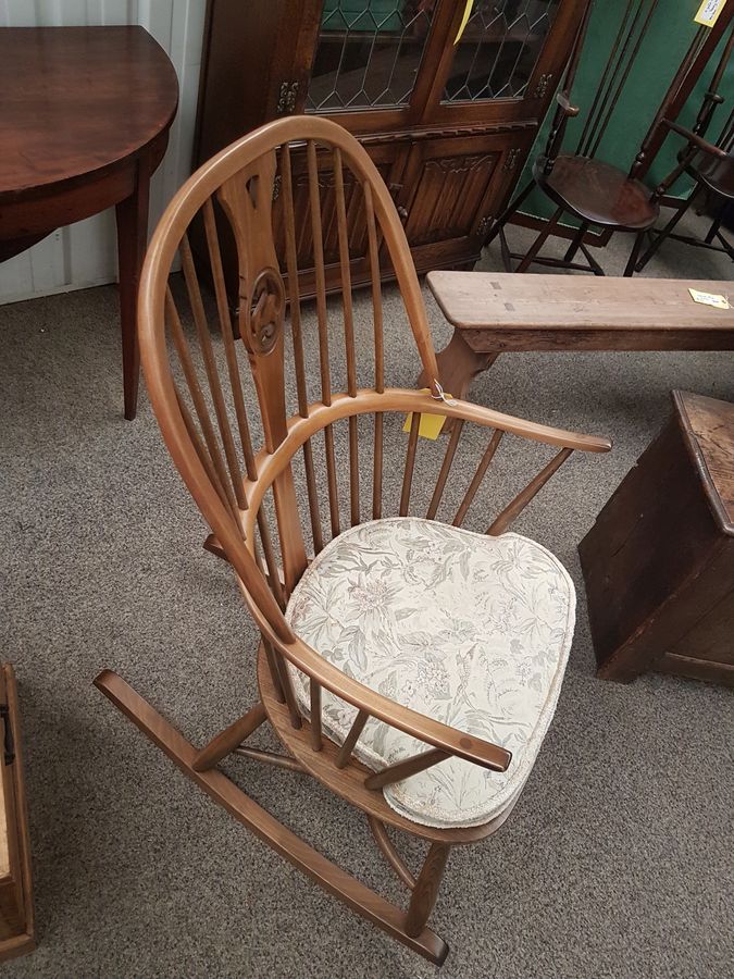 Antique Good Ercol Rocking Chair 