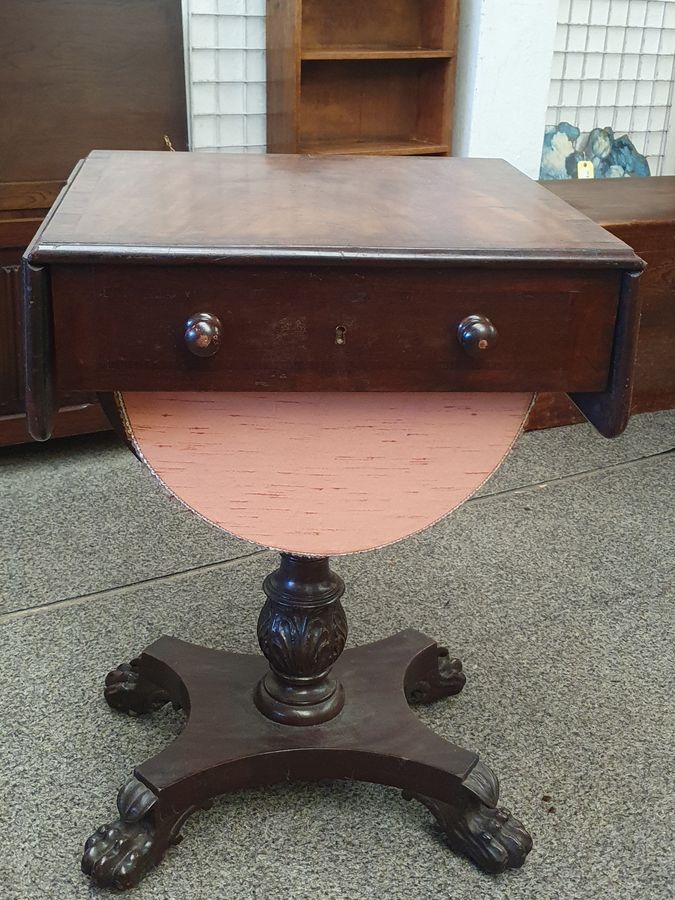 Antique Good Small Antique Work Table