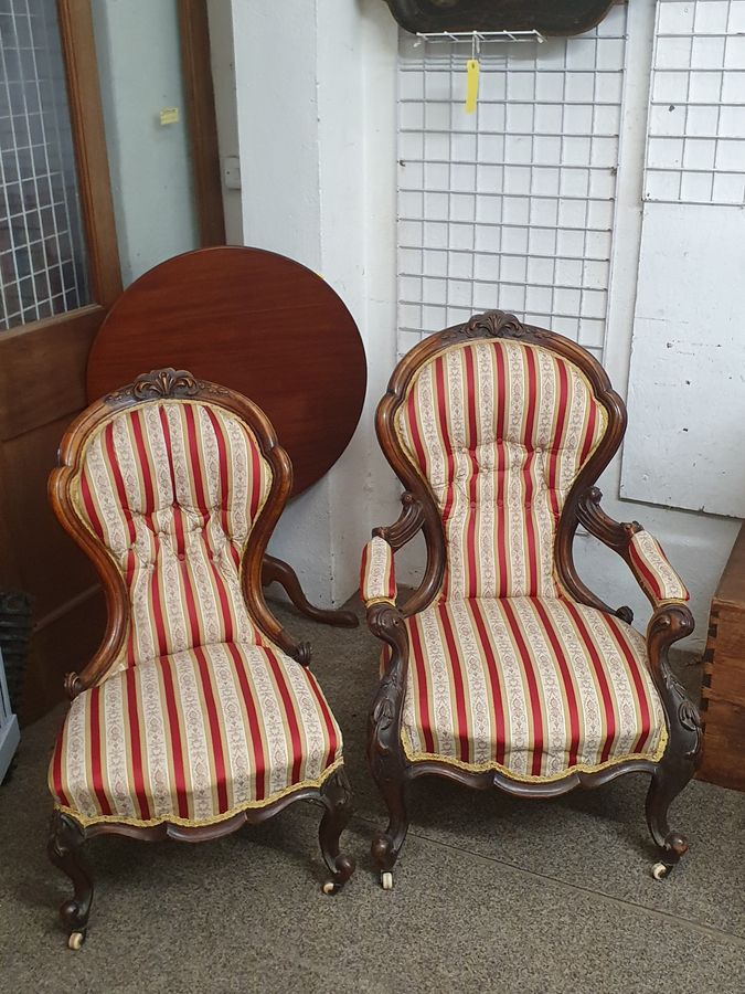 Antique Pair of Victorian Chairs