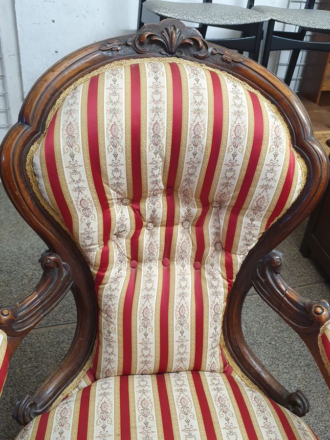 Antique Antique Pair of Victorian Chairs 