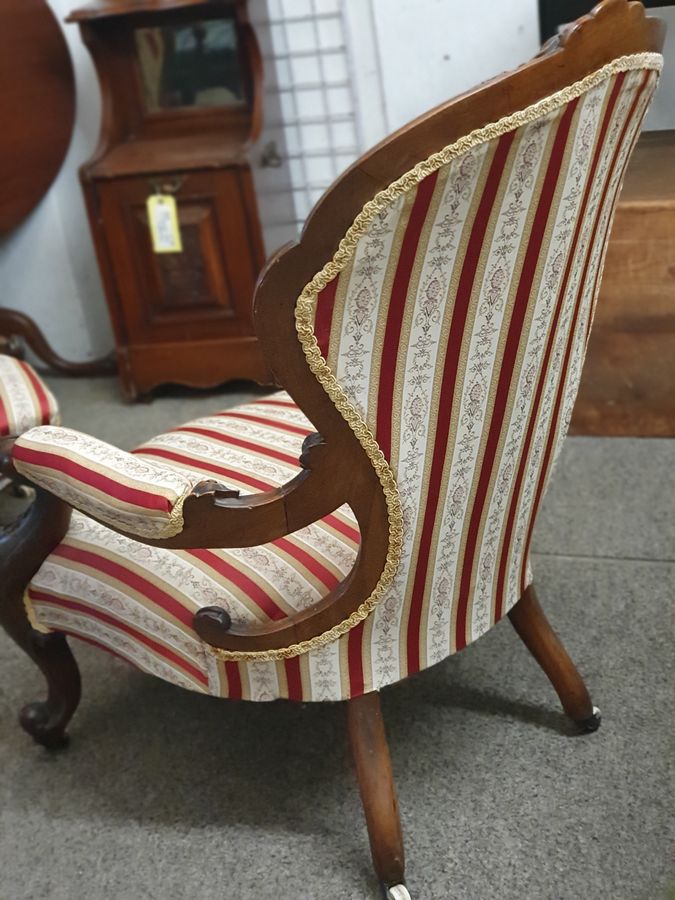 Antique Antique Pair of Victorian Chairs 