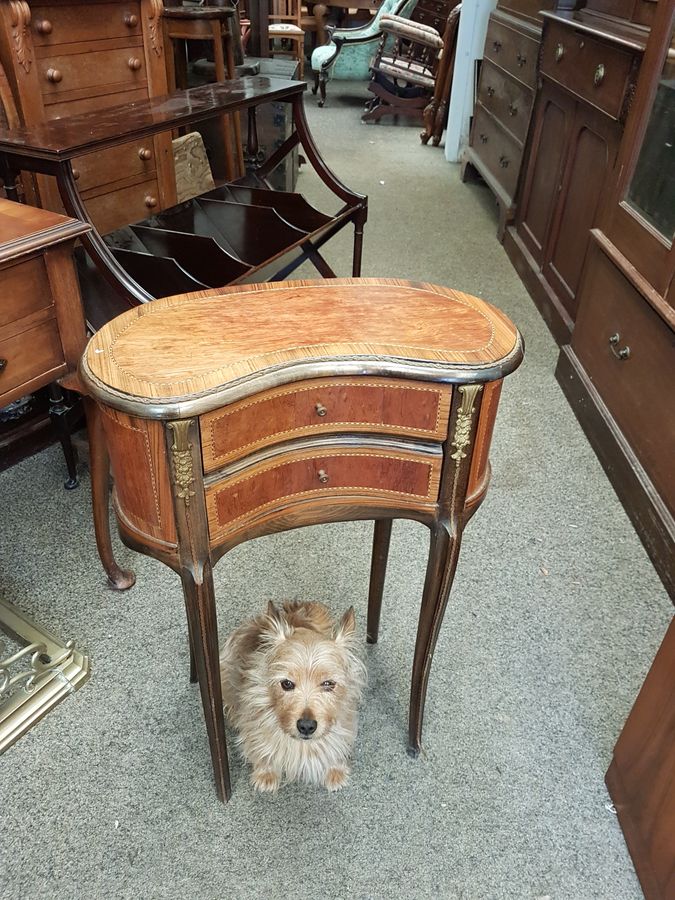 Antique Small French Kidney Table