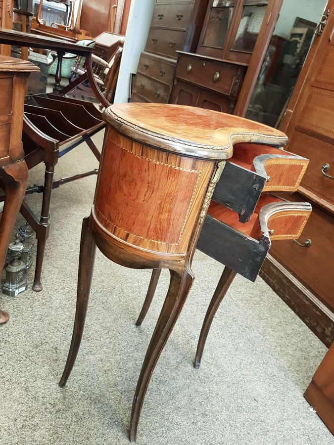 Antique Small French Kidney Table