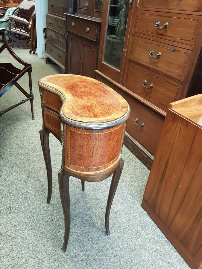 Antique Small French Kidney Table