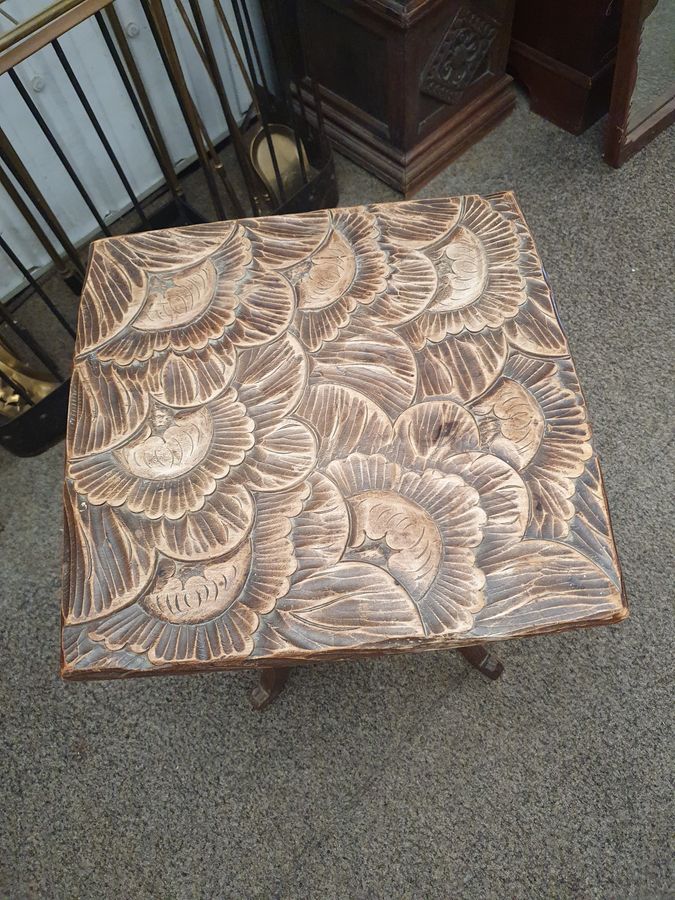 Antique Arts & Crafts Japanese Liberty Occasional Table 