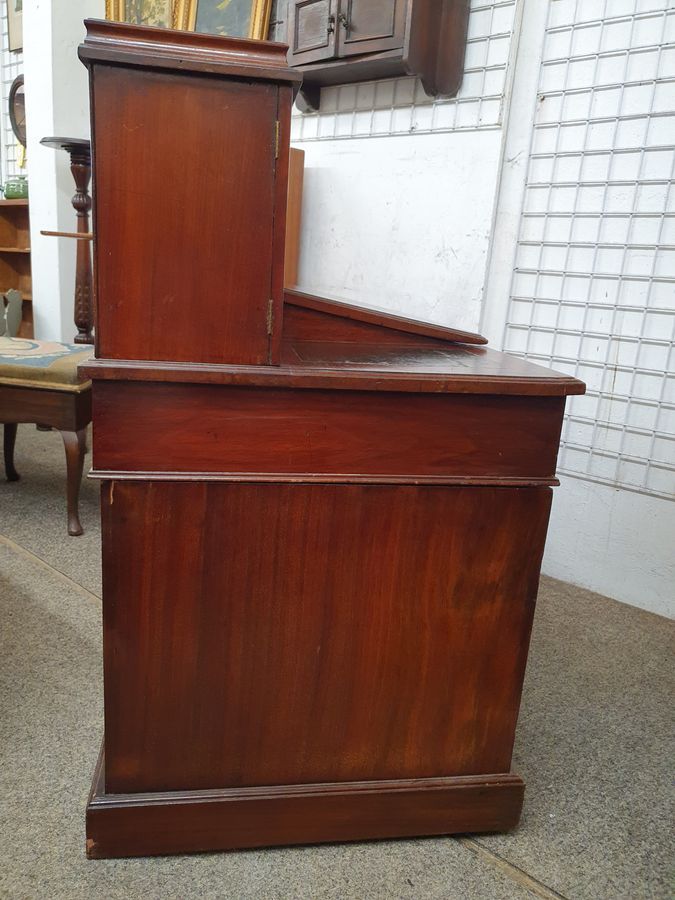 Antique Antique Victorian Dickins Office Writing Table Desk