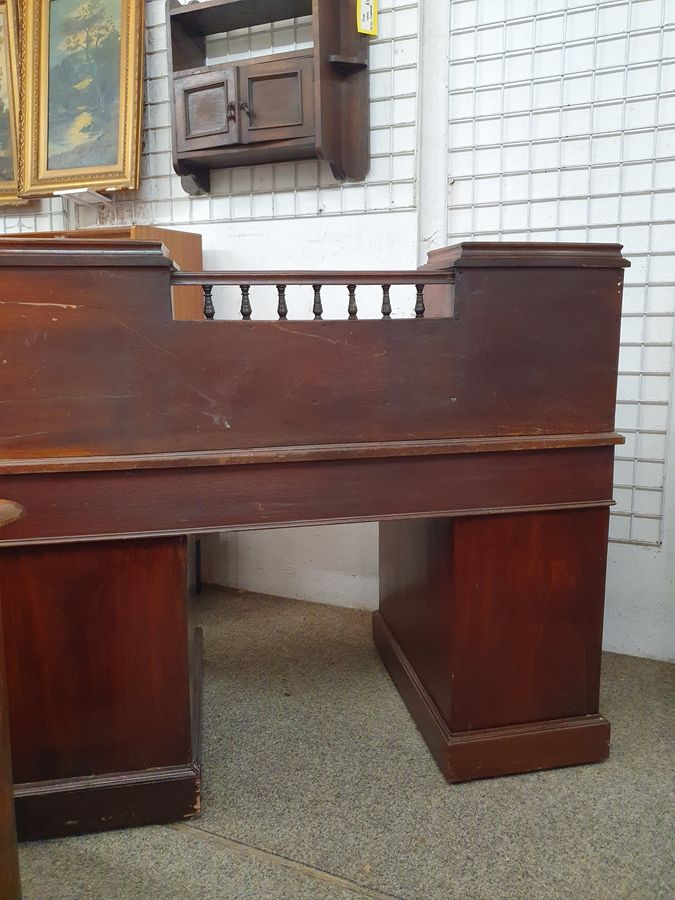 Antique Antique Victorian Dickins Office Writing Table Desk