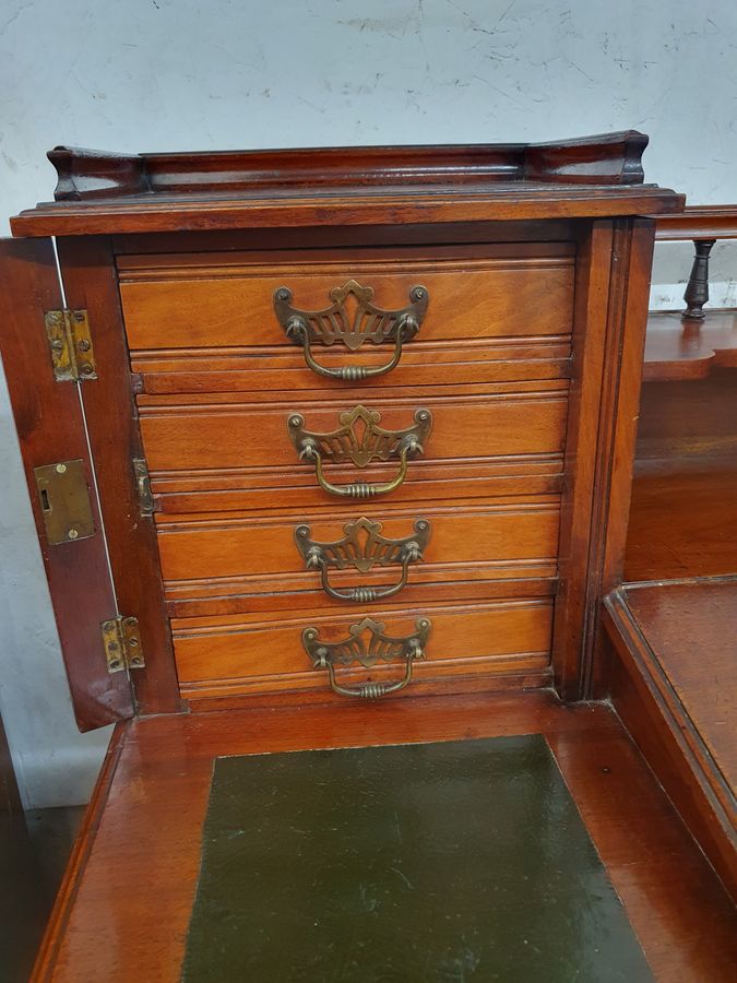 Antique Antique Victorian Dickins Office Writing Table Desk