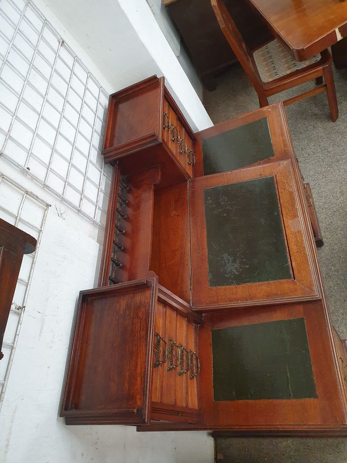 Antique Antique Victorian Dickins Office Writing Table Desk