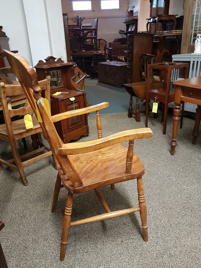 Antique Antique Country Chair Armchair 