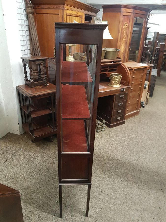 Antique Antique Edwardian Display Cabinet 